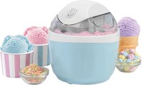 Giles & Posner Ice Cream Maker - Electric Frozen Yoghurt, Sorbet, Dairy Free Mil