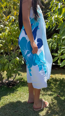 knee length dresses for ladies Pareo - Queens of Waikiki | Pop-Up Mākeke main image 0