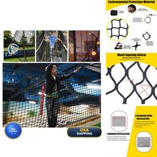 Bunifa Climbing Cargo Net for Kids Outdoor Safety Net Balcony Stairway Polyester