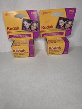 Kodak Bright Sun  Flash 200 Film -2 Packs of 12 Exposures Each 24 Total - New
