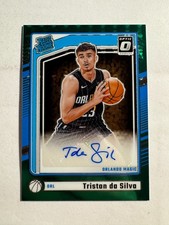 2024-25 Donruss Optic Tristan da Silva #325 Rated Rookie RC Green Prizm Auto /7