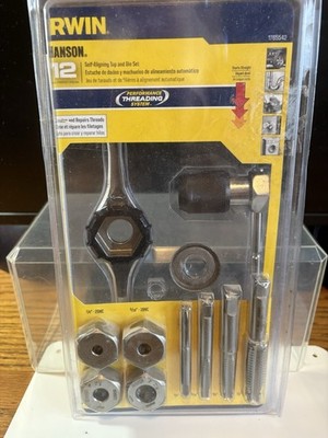 Irwin Hanson (1765542) Self-Aligning Tap and Die Set (12 Pieces) Used Once
