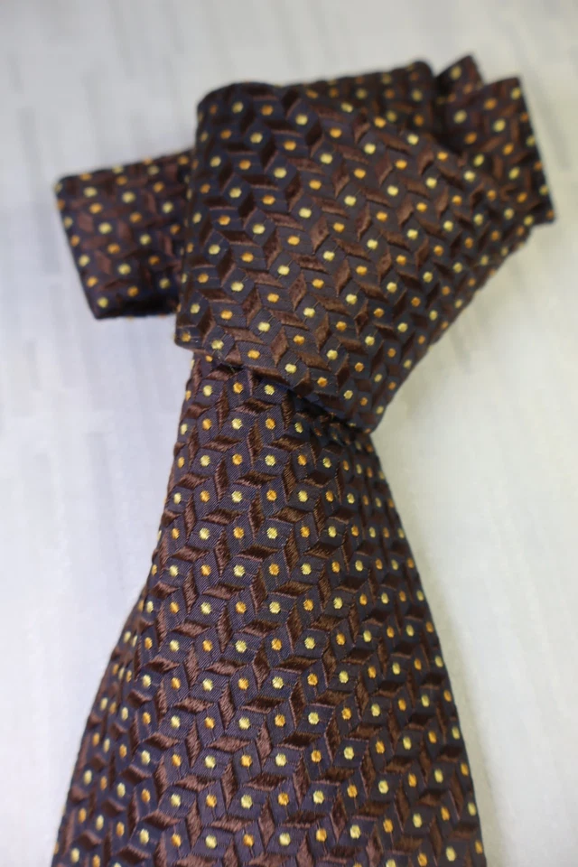 Corbata Les Copains 100% Seda Hecha en Italia Antigua De Colección Foto 3 de 4