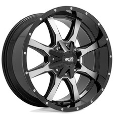 17x9 Moto Metal Wheels Mo970 Gloss Black W Machined Face Rims 5x127 1pc