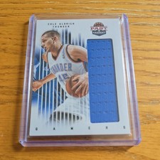 #27 Cole Aldrich -OKC Thunder - 2012 Panini Past & Present Gamers Materials♨️F