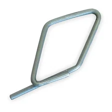 Lucky Line 74800 Diamond Fastener, Gray, Steel, Diamond Fastener, Galvanized