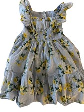 Janie and Jack Spring Floral Dress, 3T, Double Lined, 100 Cotton, Easter