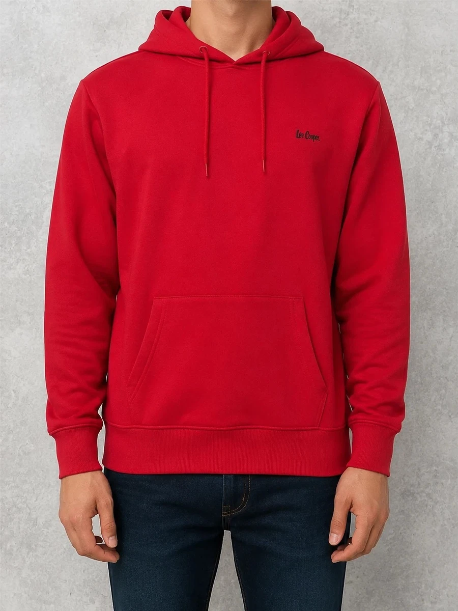 Sudadera roja Lee Cooper - Nueva sin matrícula - Talla S #474