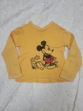 1980 80s VINTAGE DISNEY MICKEY MOUSE KIDS TODDLER SHIRT