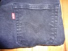 LEVI'S Original 511 Big E Premium Skinny Fit Men's Black Jeans 28 x 30 -- — photo 2