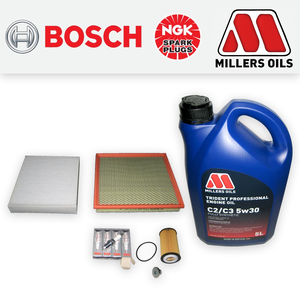 SERVICE KIT for ASTRA J MK6 1.6 TURBO A16LET OIL AIR CABIN FILTERS PLUGS +OIL