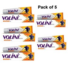 5 X Volini Gel for Pain Relief 50gm Each for Muscle, Joint Knee Pain Gel