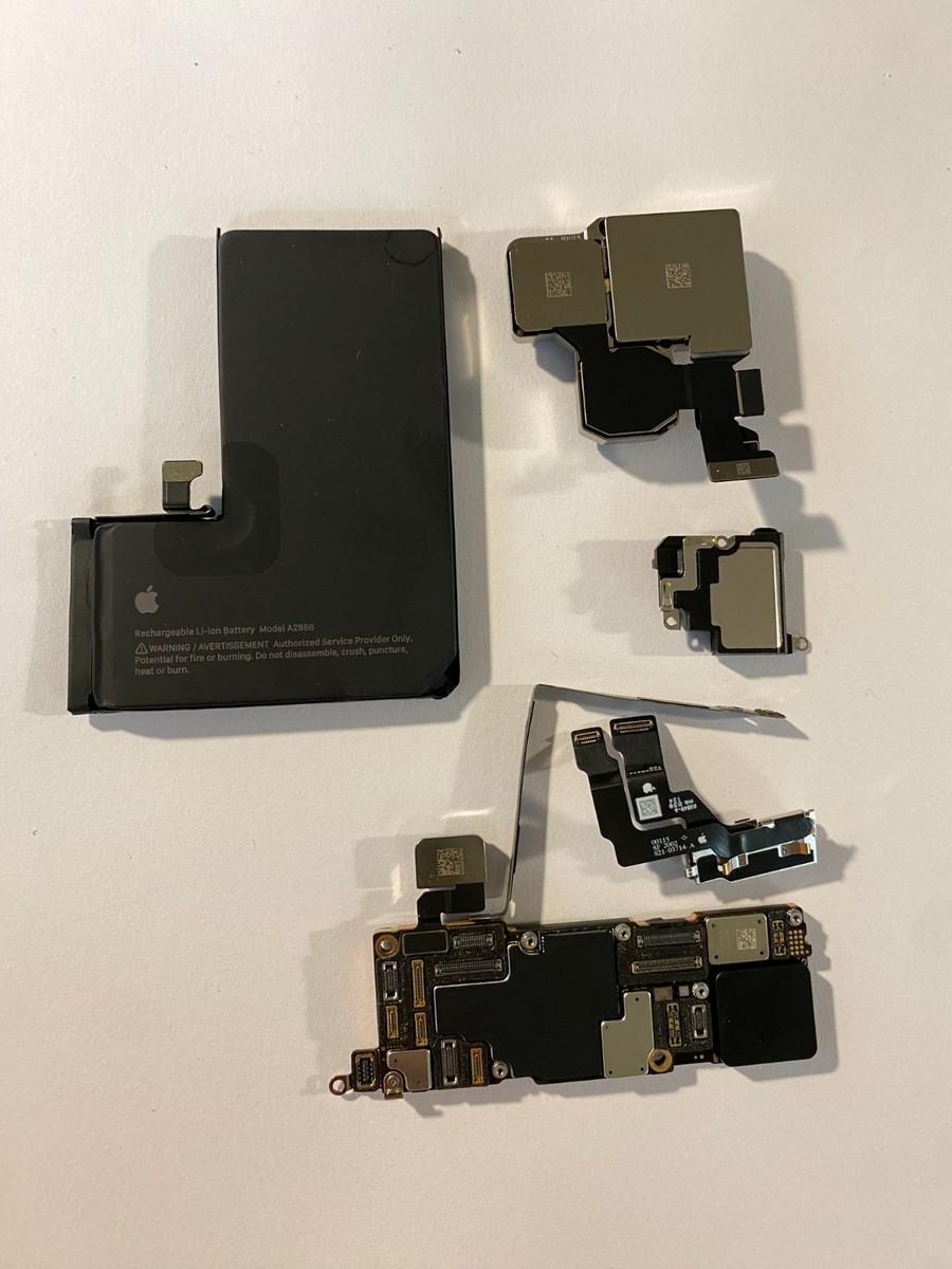 Apple iPhone 14 Pro 深紫色 本体と充電ケーブル Apple iPhone 14 pro 128GB Purple Unlocked logic board A2650 READ