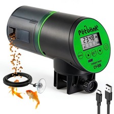 New Automatic Fish Feeder for Aquariums - Rechargeable Auto Food Dispenser Timer