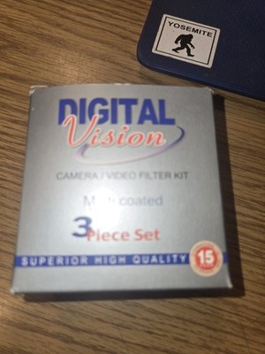 Digital Vision 58mm Filter Lens Lenses Set UV, PL (Polarizing), F-D  - FREE SHIP