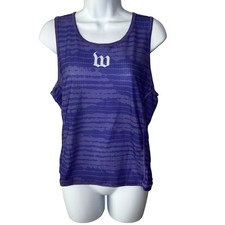 Wattie Ink Women  s XL Triathlon Purple Tri Tank