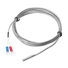 MECCANIXITY E Type Thermocouple Temperature Sensor Probe 4x30mm 6.6ft Wire 0...