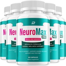 (5 Pack) NeuroMax Pro Supplement Capsules – NeuroMax Pro All Natural Memory