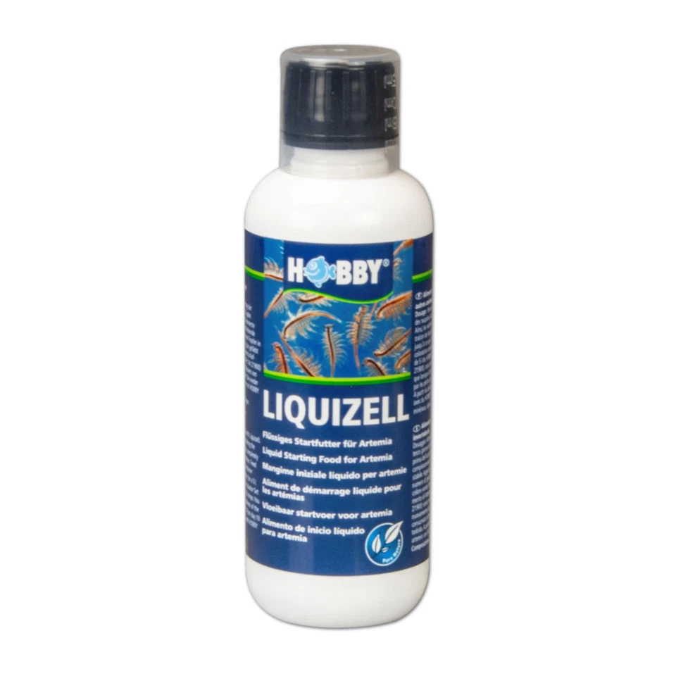 Hobby Liquizell Startfutter 250ml Artemia Aufzucht Nahrung Futter Nauplien Krebs