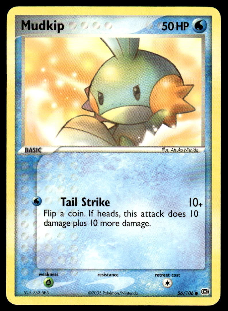 Pokemon TCG Emerald #56/106 Mudkip LP+ (Scratch)