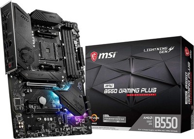 B550 Gaming Plus V1 AMD Motherboard ATX AM4