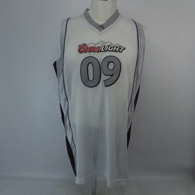 Coors Light Basketball Jersey Large #09 Sportswear Beer Alcohol White XL