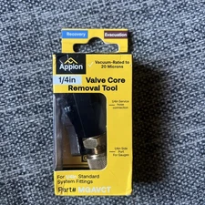Appion MGAVCT 1/4 Inches MegaFlow Vacuum-Rated Valve Core Removal Tool