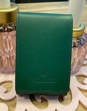 ROLEX Leather Watch Pouch Original Service Center Travel Case Luxury NWT Gift