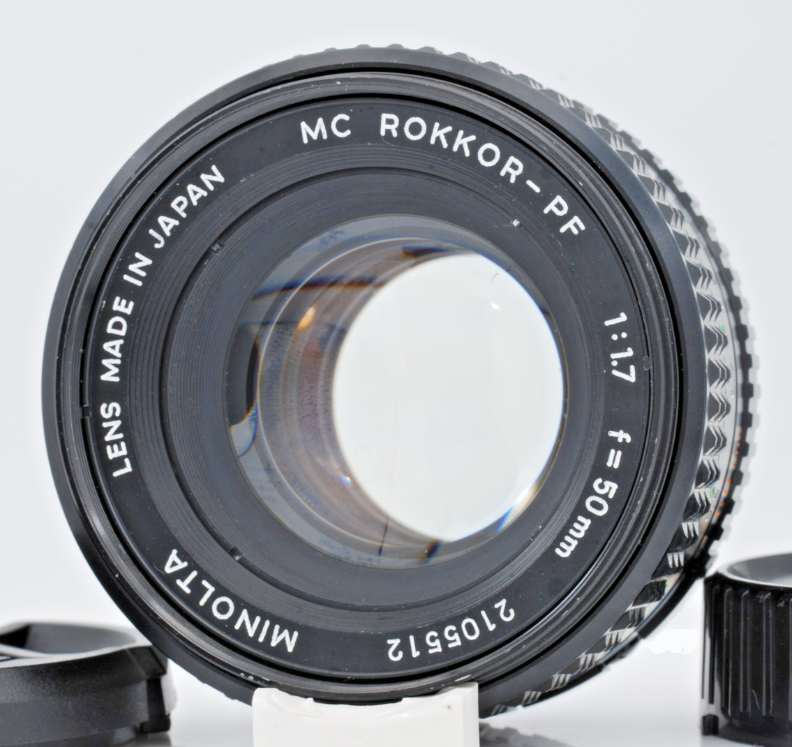 US DDP Minolta MC Rokkor-PF 50mm f/1.7 [Excellent5+] MF MD Mount
