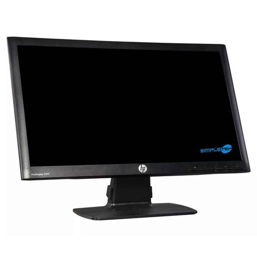HP ProDisplay P201 20" LED LCD Monitor VGA DVI VESA 16:9 Black - Picture 3 of 8