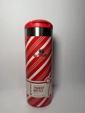 Stanley X Target Limited Edition 16oz Candy Cane Twist Aerolight Transit Bottle