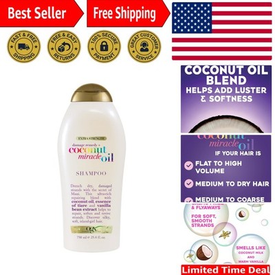 Extra Strength Damage Remedy + Coconut Miracle Oil Shampoo for Dry, Frizzy or...