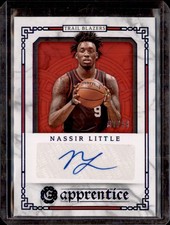 2020-21 Panini Chronicles #APR-NLI Nassir Little Apprentice Signatures Blue #/99