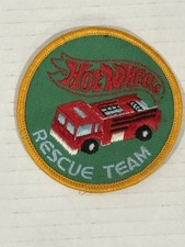 Hot Wheels Vintage Rescue Team Iron On Patch 