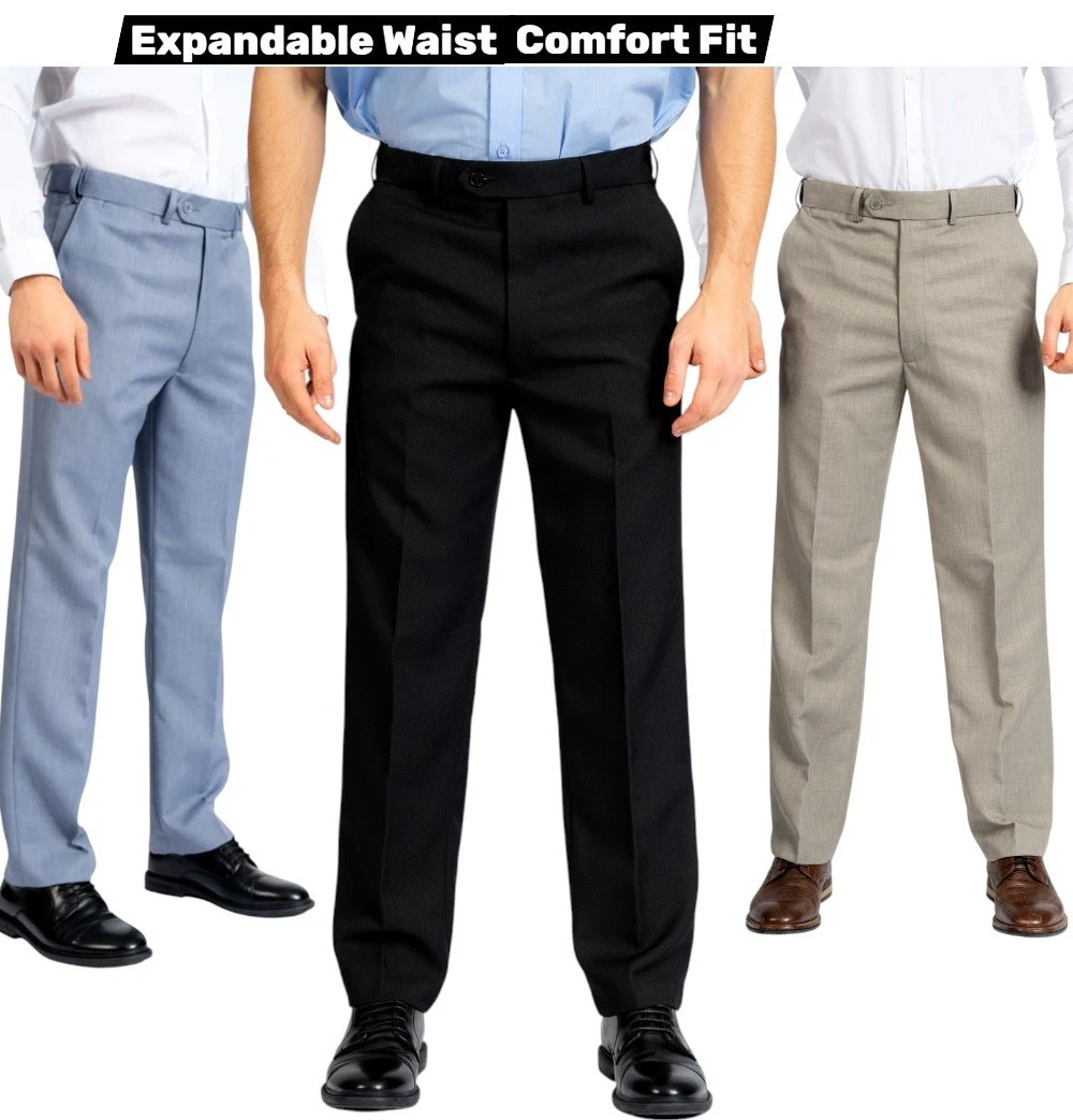 Mens 25"Leg Extra Short Trousers Self Adjusting Flexible Waist Lightweight Pants
Opens in a new wind