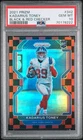 2021 Panini Prizm Football Black and Red Checker Kadarius Toney #342 BGS 9