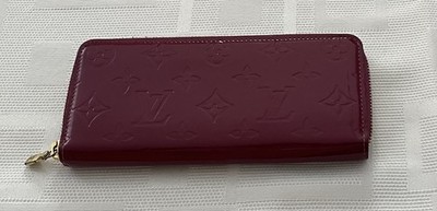 LOUIS VUITTON Portemonnaie Clemence Zippy Vernis Magenta,Geldbörse, Zustand A!