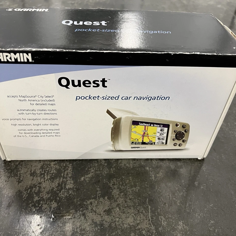 GARMIN QUEST  GPS POCKET SIZE HANDHELD - Image 2 of 4