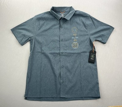 Roark Mens Orion Bless Up Vented Button Up Trail Shirt Sz S - $89