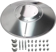 Patio Heater Reflector Shield, Propane Outdoor Heaters Replacement Part - Top Do