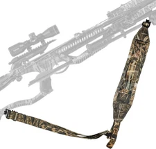 Zylora Crossbow Sling with Non-Slip Sholder Pad, Two Points Camo 