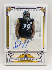 2025 National Treasures Derrick Harmon Rookie Auto /49 Pittsburgh Steelers 
