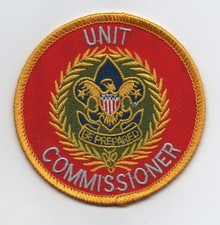 Parche Comisionado de Unidad (Estilo Actual), NUEVO "Scouting America" Espalda, ¡Como Nuevo!