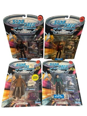 Star Trek Playmates Canadian Version - Space Cap Lot 4 (w/ rare Ensign Ro Laren)