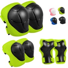 Kids/Youth Knee Pad Elbow Pads Guards Protective Gear Set, Toddler Knee and E...