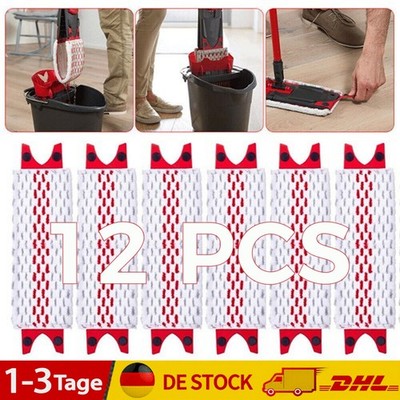 12/6x Für Vileda UltraMax , Vileda Ultramat 2in1 Ersatz Wischbezug Wischmop