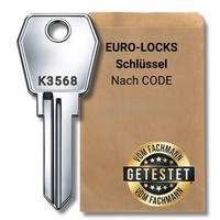 Euro-Locks ErsatzschlüSsel K3001-K4999 MöBel Spind Briefkasten Nach Code