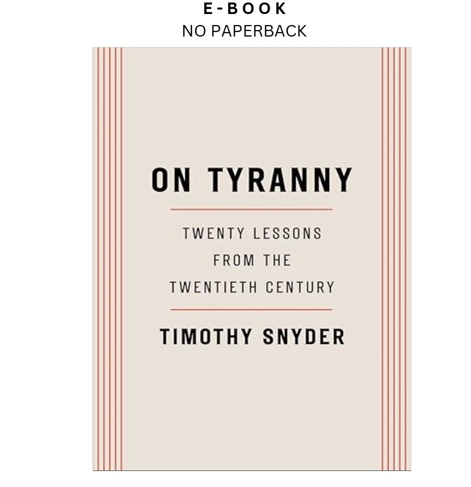Buy On Tyranny ebook, instant digital download PDF from LD Global