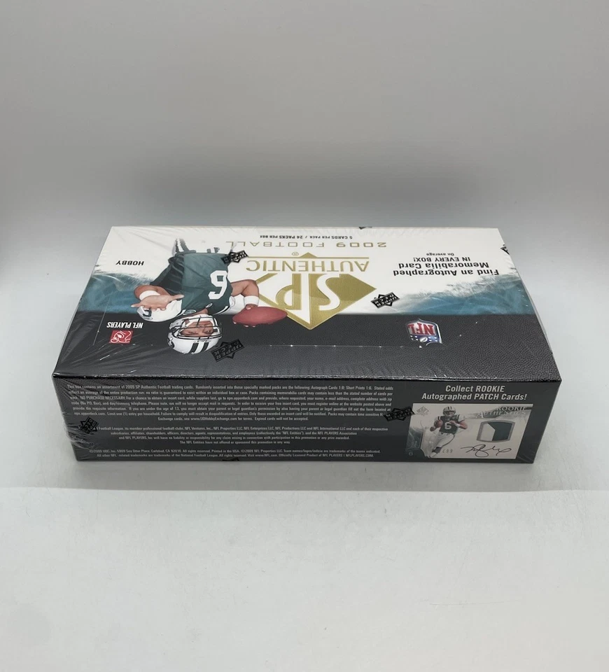 2009 Upper Deck SP Authentic NFL Football Factory Sealed Hobby Box - Image 3 of 4