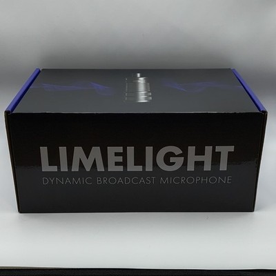 512 Audio Limelight Dynamic Broadcast Microphone XLR Wired w/ Storage Bag